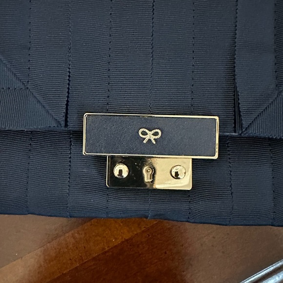 Anya Hindmarch Navy Clutch - Picture 10 of 11